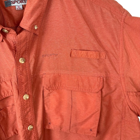 Sportif Performance Vented Fishing Long Sleeve Shirt XL - Picture 3 of 11